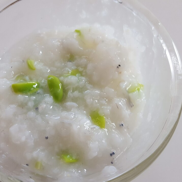 離乳食後期 しらすと冷凍枝豆のまぜご飯 レシピ 作り方 By 農家の嫁 楽天レシピ